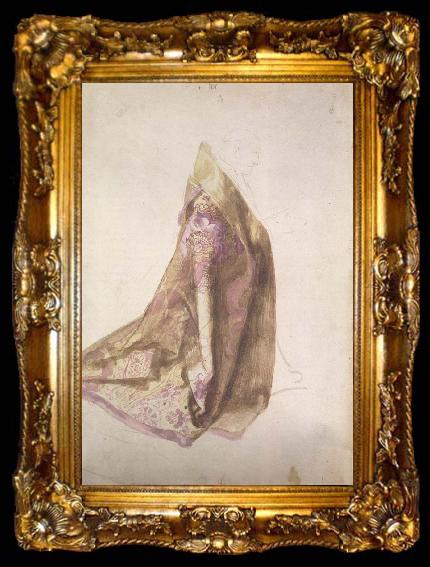 framed  Albrecht Durer The Mantle of the pope, ta009-2